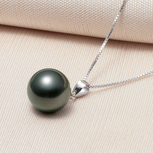 Zhizhou Henghui guaranteed price official pearl pendant single South Sea mother-of-pearl gold necklace 925 silver necklace perfect round 8mm-9mm gold