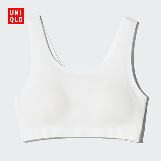 Uniqlo Children's Clothing Girls AIRism Tank Top Girls Bra Girls Bra Anti-Bump 482006 00 White L /160 cm