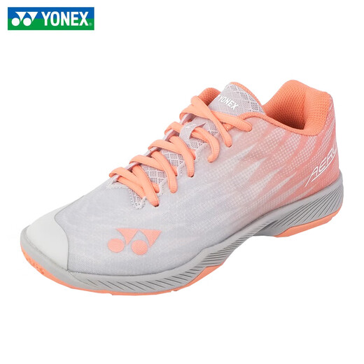 YONEX Yonex new badminton shoes yy ultra-light 5th generation power pad anti-slip shock absorption wear-resistant ultra-light sports shoes SHBAZ2LEX coral orange women's ultra-light fifth generation 38