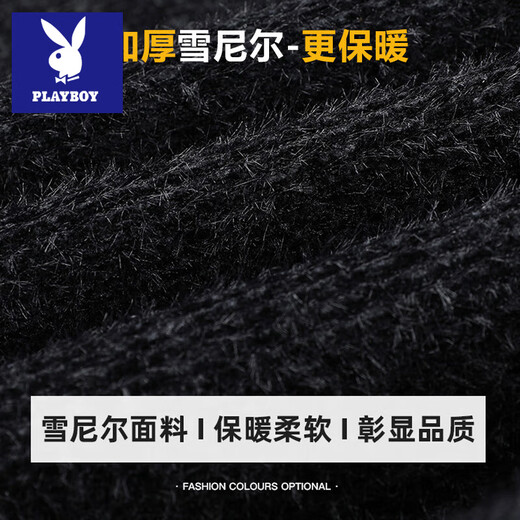 Playboy Dad Winter Jacket Chenille Mid-Length Down Jacket Middle-aged and Elderly Men's Jacket Father's Autumn and Winter Cotton Jacket LX802 Black Gray 2x Thick Velvet Quality Chenille M 170 90-110Jin Jin is equal to 0.5 kg