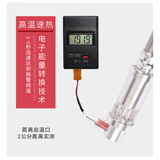 Orbos smoke and temperature sensor smoke and temperature two-in-one electronic detection detector four-in-one (smoke temperature gas flame) no open flame ABS-Q02