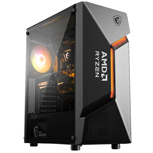 AMDR5 5600/6500XT/7650GRE/9060XT/5060 graphics card desktop assembly machine game e-sports delta mobile computer host DIY complete machine home host package one 5600丨16G丨512G丨No graphics card