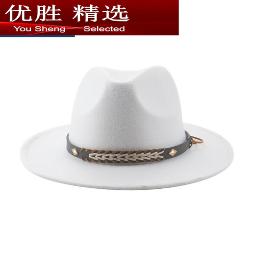 MPPMCK Tibetan style woolen cowboy hat ethnic style travel hat red