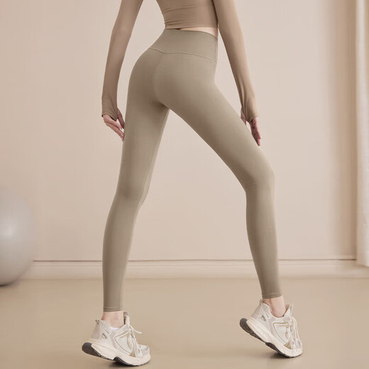 Duofanlian lulu large size hip lifting yoga pants for women Pilates sports tights fitness pants fitness clothes for women peach hip lifting black S