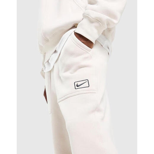 Nike (NIKE) men's sweatpants are warm, comfortable, breathable, easy to put on and take off, cotton and velvet, loose and long for daily wear Ice Ghiacchio One size | L