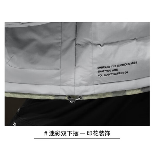 Catman Cotton Clothes Men's Autumn and Winter Cotton Clothes Hooded Jackets Long Sleeve Warm Jackets Tops Thickened Cotton Jackets Black 2XL