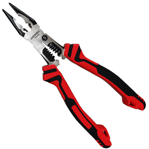 Kraftwell Needle Nose Pliers Industrial Grade Taper Pliers Universal Electrician Clamps Multifunctional Household Pliers PC6059