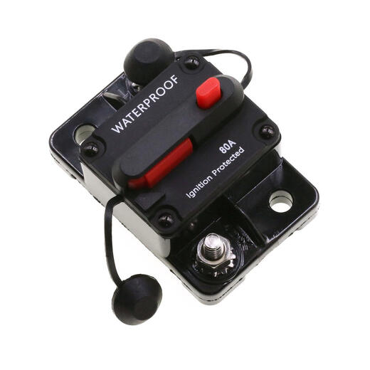 Car audio power fuse ribbon switch automatic fuse bile circuit breaker modified car overload protection square self-restoring fuse 40A