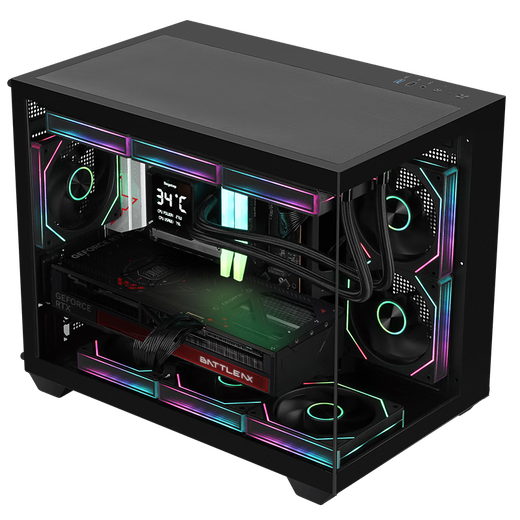 Colorful RTX5090D 5080 5070 Ti graphics card computer host AMD Ryzen 9800x3d desktop DIY assembly computer AI design e-sports game complete machine with two 9800X3D RTX5070 host