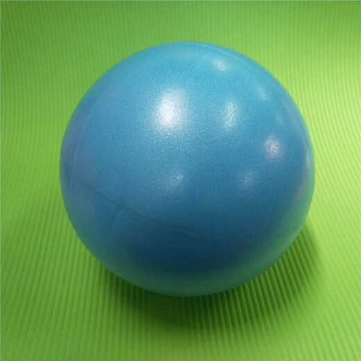 Blue Song frosted surface explosion-proof small mini yoga ball 25cm straw ball Pilates ball inflatable gymnastics sky blue
