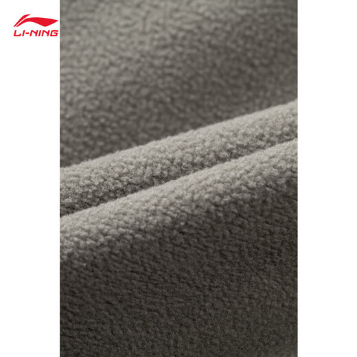 Li Ning C-position pants water-repellent sweatpants men's 2025 new loose and versatile retro casual overalls sweatpants plus velvet gray military green 731-3 M