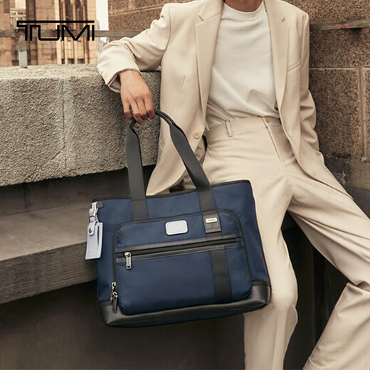 TUMI FREMONT Men's Tote Bag Commuting Multi-Function Tote Bag Indigo Blue Valentine's Day New Year's Gift
