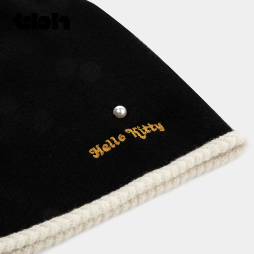 Brutalist Home (tbh) Sanrio Hello Kitty 100% cashmere cold hat knitted hat winter hat Hello Kitty cashmere three-dimensional decoration-cold hat