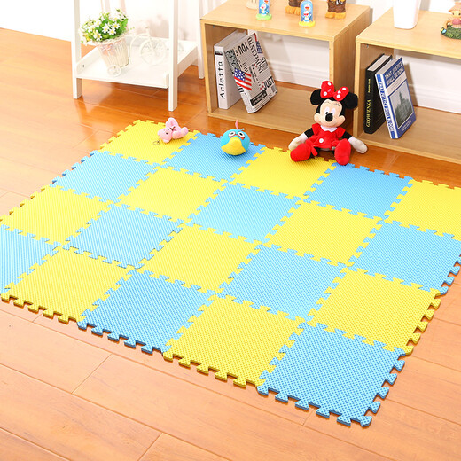 Children's floor mat foam tatami floor mat bedroom crawling sponge mat splicing plastic room floor mat puzzle with a minimum order of ten pieces, pink 29*29cm (single piece price)