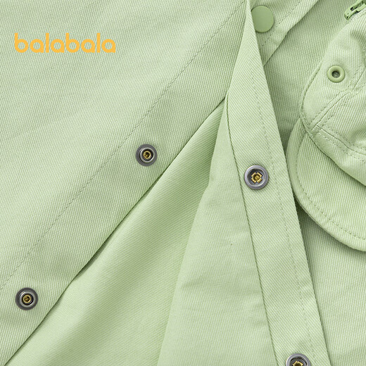 Balabala Boys Long Sleeve Shirt 2025 Spring Shirt Jacket Designer SICO Mall Same Style 201125102101