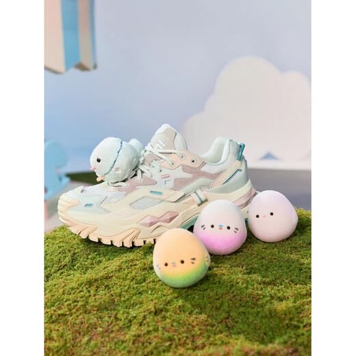 FILA Women's Hard Candy Shoes Winter New Velvet Warm Sports Shoes Dad's Shoes T12W521006 Official Flagship Genuine T12W541007FGS Milk White Black Rose Pink Velvet 36.5