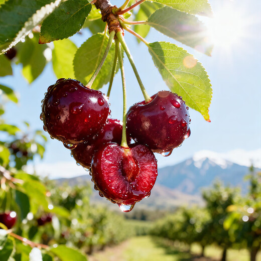 Jingxiansheng Chilean imported cherries J grade 5Jin Jin equal to 0.5kg gift box fruit diameter about 26-28mm free caliper mixed varieties