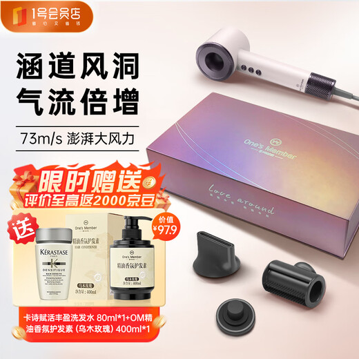 One s Member Store (One s Member) No. 1 Member Store High-speed Hair Dryer Household Negative Ion Hair Care Hair Dryer Quick-drying High-Power Dryer Gift Recommendation Gift Box Edition