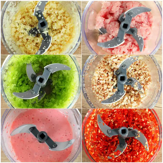 Yusenyi Garlic Artifact Home Manual Garlic Puller Garlic Pounder Garlic Crusher Garlic Crusher 500ml Basic Model - Spare Blade (Suitable for 13 People)