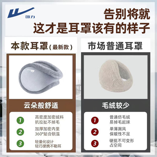 Pull back warm earmuffs winter men's ear coverings thickened and velvet sports running anti-freeze earmuffs earmuffs black-velvet thickened