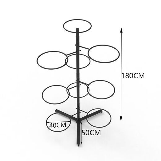 Movable yoga ball rack storage rack storage wave speed ball storage rack Pilates gym small storage rack black can store 10 pieces