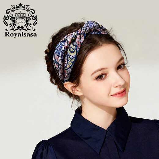 Royal sasa European and American style wide-brimmed women's hair hoop Korean retro Internet celebrity super fairy head hoop sweet and versatile headwear