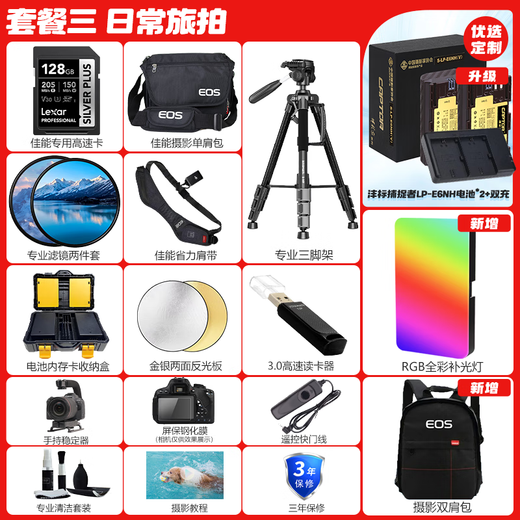 Canon EOS R6 Mark II full-frame mirrorless camera r6 2 second generation professional mirrorless Vlog digital camera R6 second generation + RF24-105 USM lens kit package five professional flash ~ 256G speed card ~ wireless microphone