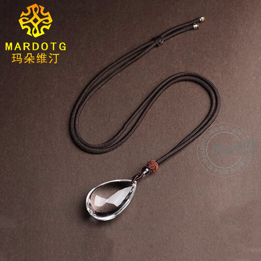 MARDOTG original white crystal water drop pendant for men and women crystal necklace pendant jewelry gift 25 40mm