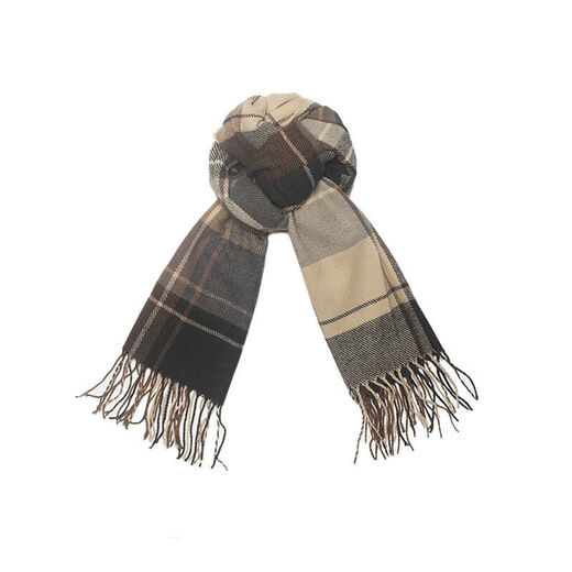 ARMANI EXCHANGE Armani scarf men's winter Korean style versatile student warm thickening boys gift trendy fashionable men's scarf khaki
