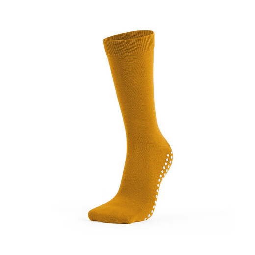 Chengsheng Xutong ALOUSAYOGA new pressure mid-tube anti-slip Pilates socks for women warm fitness dance sports yoga socks chocolate color