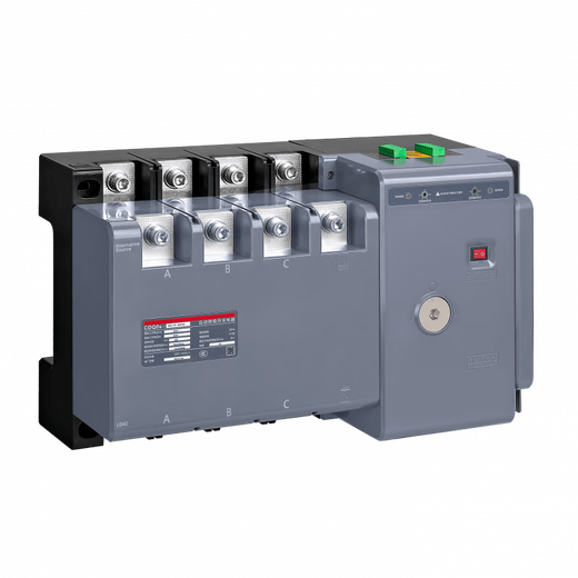 Delixi dual power automatic transfer switch isolation type switching PC level two in and one out 2P3P4P63A 800A 4p