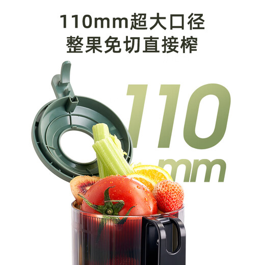 Bear Juicer Original Juicer Residue Juice Separator Multifunctional Household Fully Automatic Cold Pressed Fried Juice Fruit and Vegetable Machine 110mm Caliber F02E3 National Subsidy