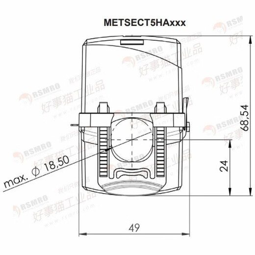 Schneider split current transformer CT current ratio 100/5 busbar 18.4X19 METSECT5HA015 current transformer ratio 100_5 busbar or