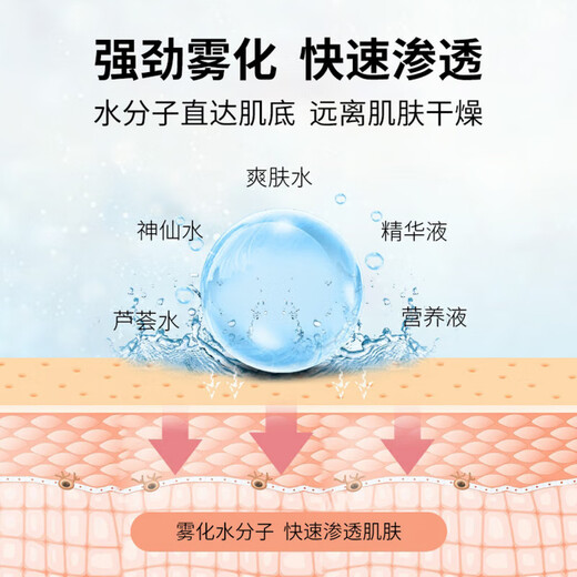 Sawang German facial steamer hot and cold dual spray facial steamer hot spray household steam autumn and winter instrument facial sprayer beauty instrument hydrating and moisturizing beauty instrument facial steam beauty salon use top white - hot and cold deep cleansing + nano hydration + hot and cold three sprays nano atomization