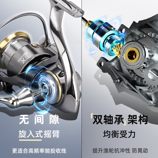 HISTAR X6 metal durable screw-in rocker spinning wheel X6-2500s metal durable