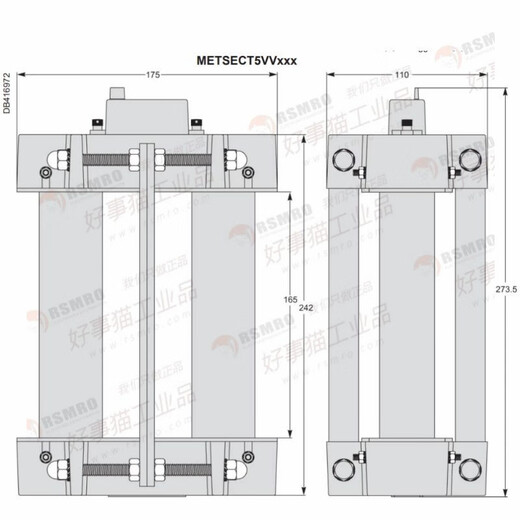 Schneider current transformer CT moist heat type current ratio 5000/5 busbar 55X165 METSECT5VV5000 current ratio 5000_5 busbar