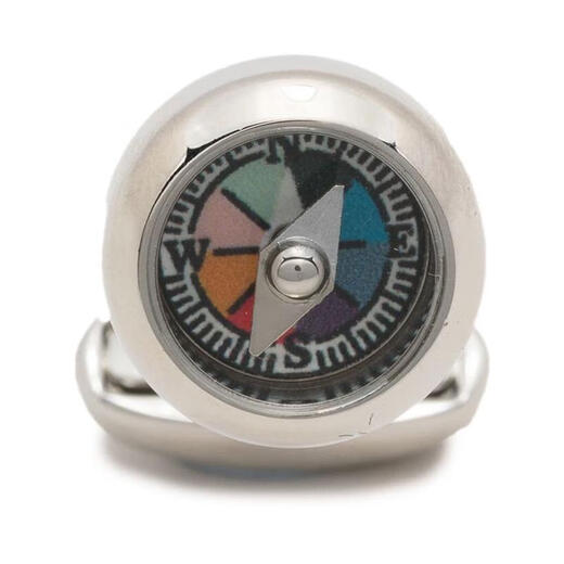 Paul Smith men's cufflinks fixed decorative metal silver-plated business banquet accessories silver 1 piece