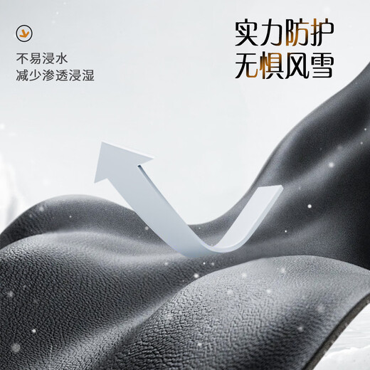 富鋌全羊毛填充PU皮男士皮衣冬季仿羊羔毛翻领夹棉保暖皮夹克外套男