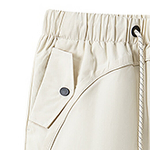 Flying in the Snow 2025 Winter New Down Pants Women's Winter High Waist Warm Casual Outdoor Paratrooper Pants Comfortable to Wear Outside Beige|8011 M 165/72A