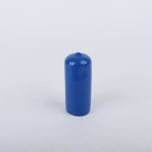 Nut cap protective sleeve PVC rubber protective cap screw rod soft rubber sleeve external thread plastic pipe sleeve conical dustproof new (black) inner diameter 14.5mm*inner length 20mm 500 pieces