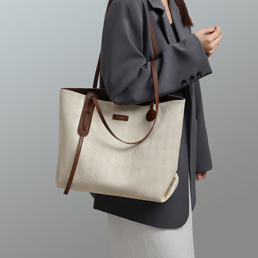 YUYULA cowhide bag women's bag tote bag large capacity portable shoulder brand birthday Christmas gift for girls and girlfriends