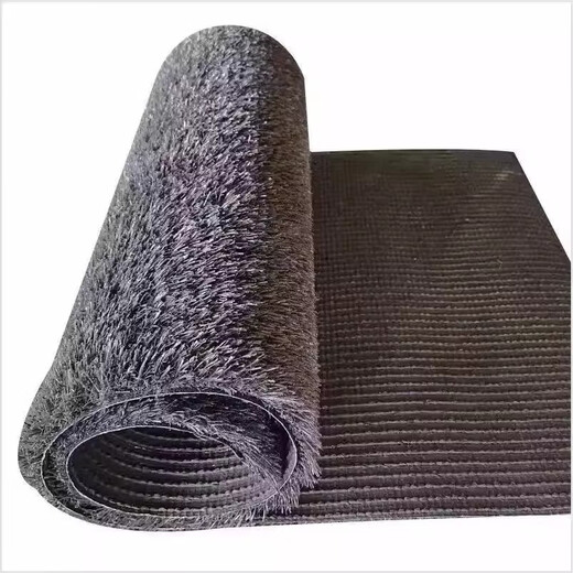 Dark gray simulated turf plastic artificial fake turf sales office fence lawn gym special gray turf 2 cm dark gray high-end encryption model export quality 1 meter wide * 9 meters long