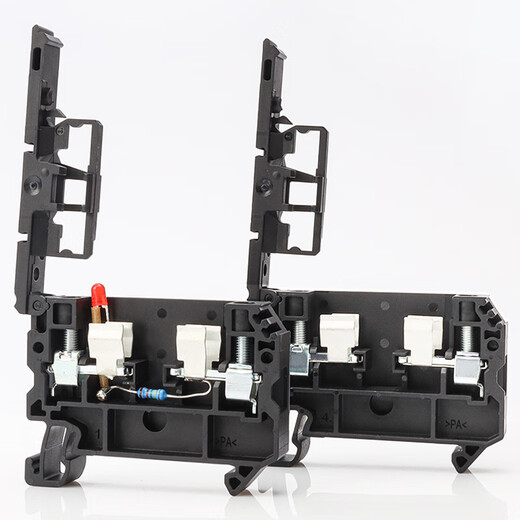 Weidmüller fuse terminal block fuse type with light rail type 24V terminal block fuse core SAKSI_4N_without light_full box