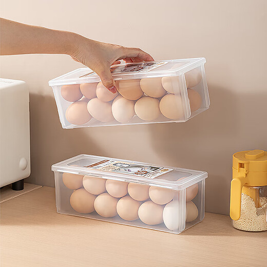 Sungsa imported egg storage box refrigerator side door organization artifact kitchen egg box crisper food grade refrigerator side door egg box 1 pack