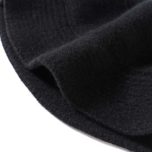 Hengyuanxiang sheep wool fisherman hat knitted woolen hat women's autumn and winter warm men's and women's pullover hat dome gray