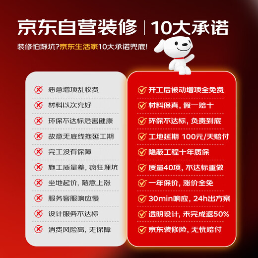 Jingdong Life Home Light Luxury Decoration 3.0 Deposit Decoration Home Decoration Home Decoration Company OCC Decoration Home Privilege Card