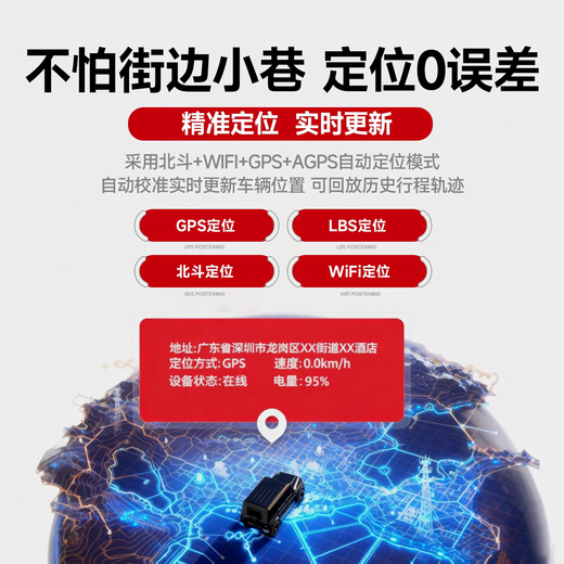 Changmi gps positioning tracker car tracker car remote connection mobile phone control listening recorder ultra long standby j joint version recording work for 40 days not false standard ultra clear dual microphone recording active noise reduction + positioning