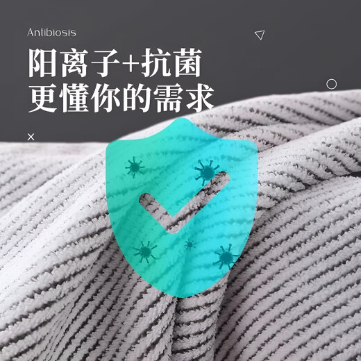 RICH YOUR HOME German quality men's bamboo charcoal bath towel for bathing household 100% cotton 2025 new water-absorbent quick-drying towel Starry Gray-bath towel 7A water-absorbent 70*140cm