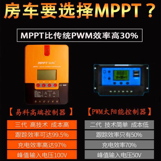 Yike mppt solar controller lithium battery charger automatic 12v24v with Bluetooth 40a30a20a 80A-MPPT_-TQF_12V24V48V Universal