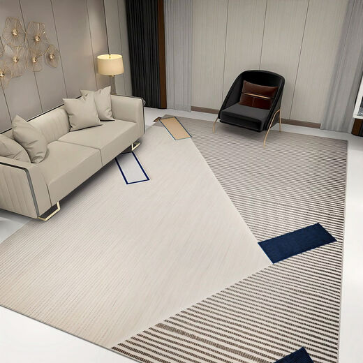 Fantasy, fashion, simple and elegant living room large carpet, personalized artistic geometric pattern floor mat, sofa front coffee table blanket, can be customized JH+075 160x230 cm (environmental protection and mite removal)